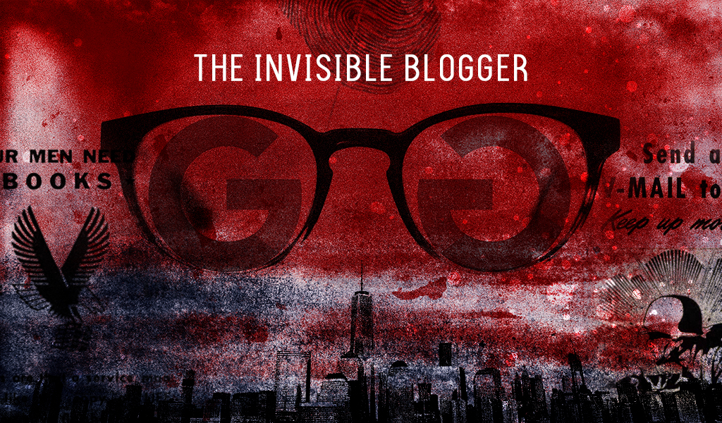 the invisible blogger an illustration depicting the invisible blogger