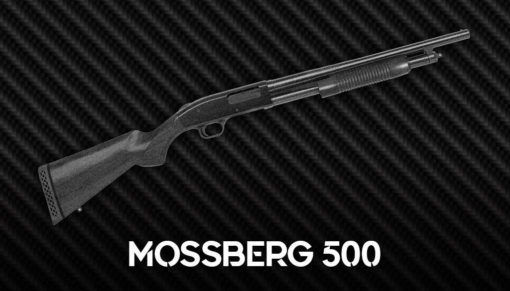 Mossberg 500 pump action shotgun a photo of the Mossberg 500 pump action shotgun