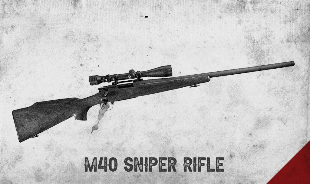 m40 remington 700 sniper rifle a photo of the m40 remington 700 sniper rifle