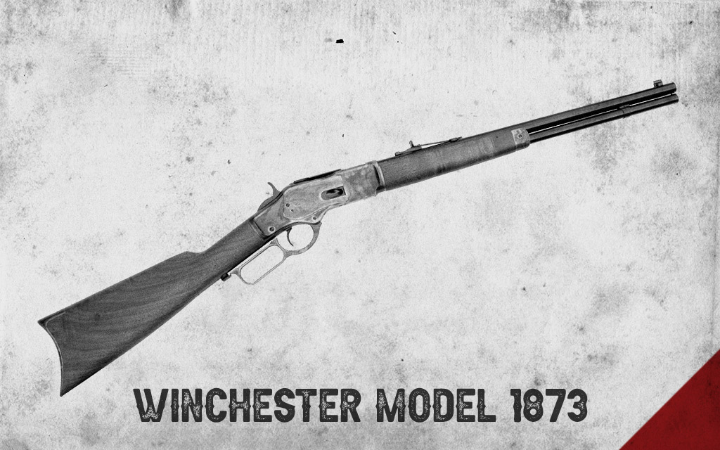 Winchester Model 1873 rifle a photo of the Winchester Model 1873 rifle
