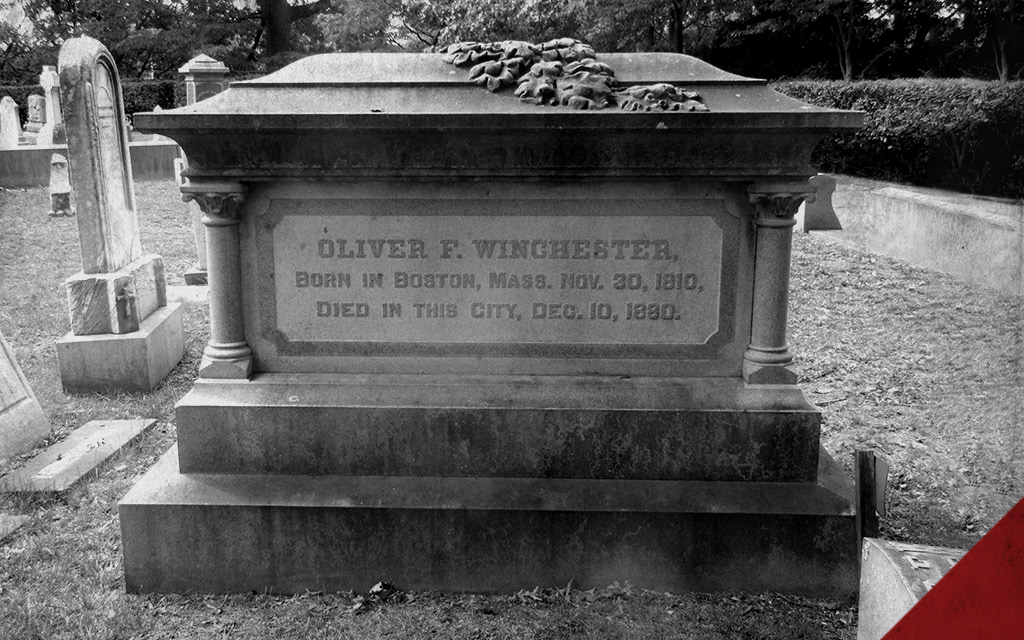 oliver winchester's grave site a photo of oliver winchester's grave site