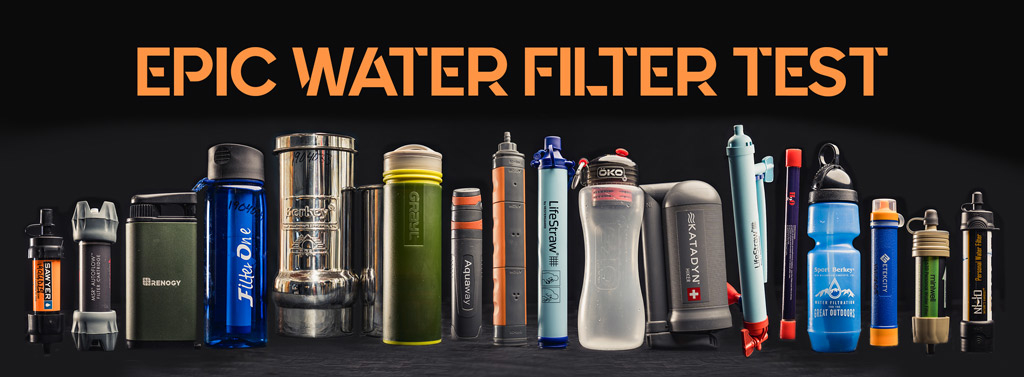 Pure Water Bottle Filters 99.9% of Bacteria with UV Light