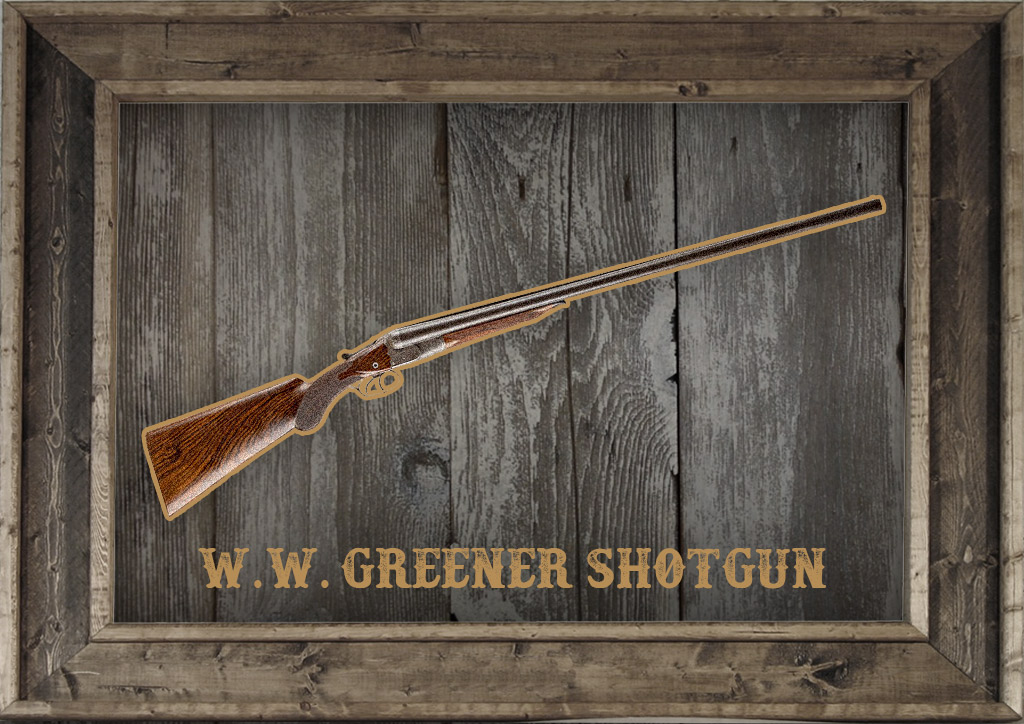 W.W. Greener Double-Barreled Shotgun a photo of the W.W. Greener Double-Barreled Shotgun