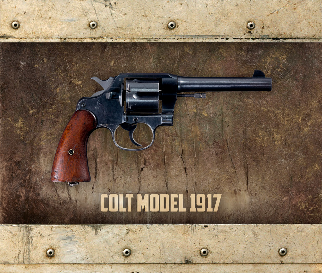 the colt model 1917 pistol was used in world war one photo of the colt model 1917