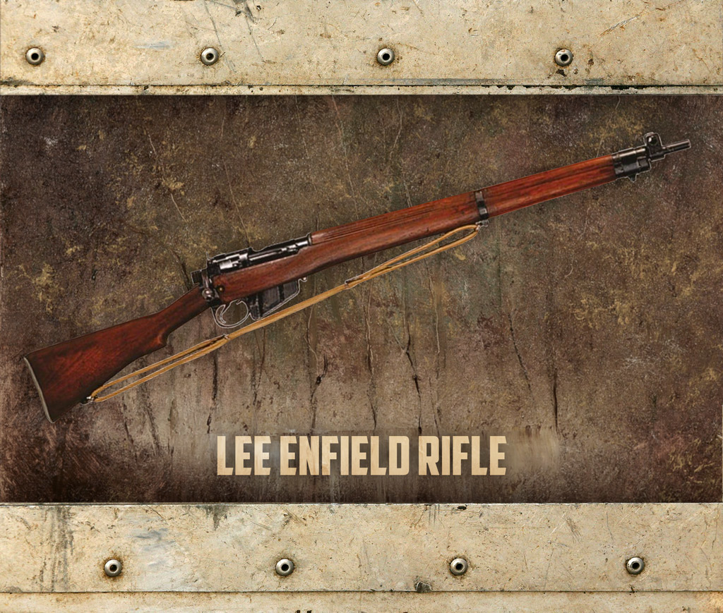 The British made Lee-Enfield rifle was used in world war one photo of the Lee-Enfield rifle