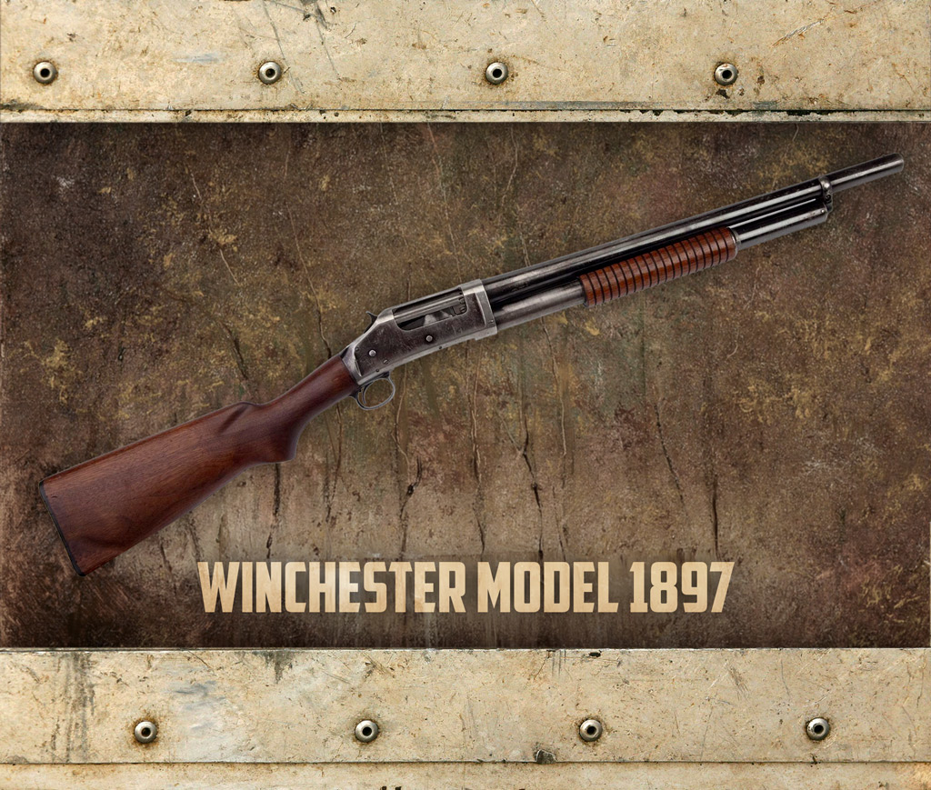 the winchester 97 shotgun was used in trench warfare in world war one photo of the winchester 97 shotgun