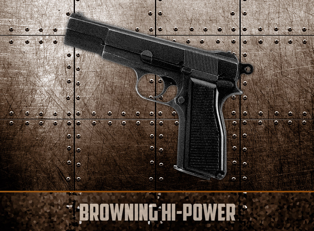 browning hi-power 9mm pistol a photo of the browning hi-power 9mm pistol
