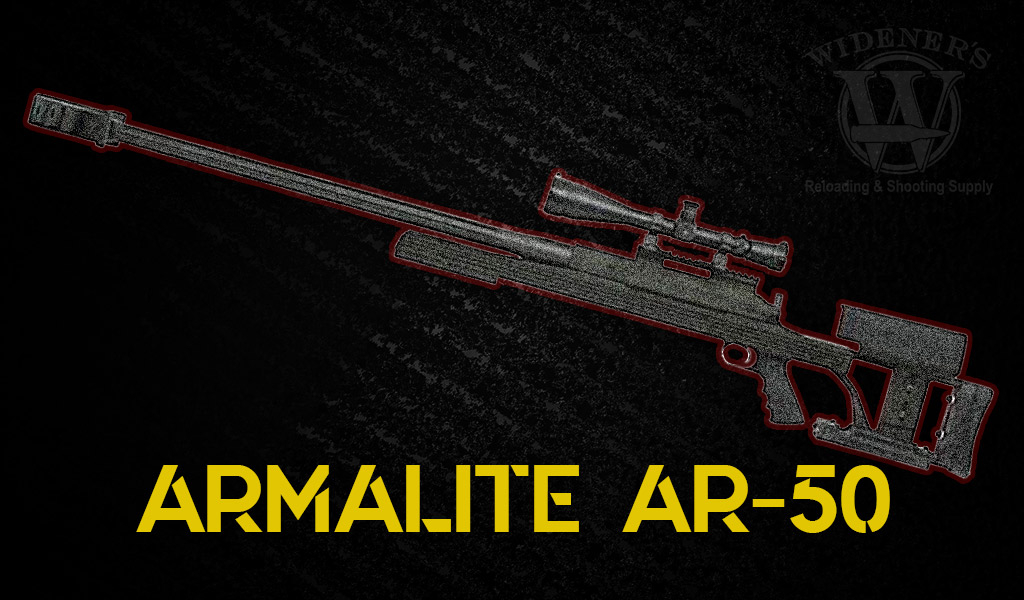 photo of armalite ar-50 sniper rifle